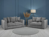 Harley Jumbo 3+2 Seater Sofa - Grey