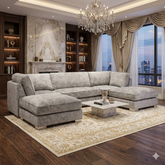 Bishop Fullback Sofa Truffle U Shape Corner