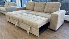 Palermo Universal Corner Sofabed With Storage â€“ Beige