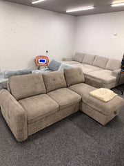 Moscow Universal Corner Sofabed With Storage - Brown