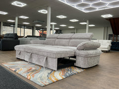 Hudson Universal Corner Sofa Bed - Grey