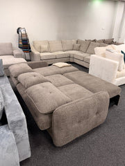 Moscow Universal Corner Sofabed With Storage - Brown