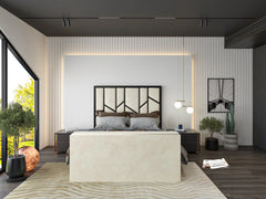 Alicia Luxe Metal Electric TV Bed Frame