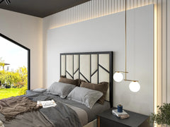 Alicia Luxe Metal Electric TV Bed Frame