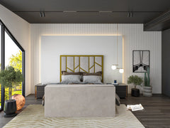 Alicia Luxe Metal Electric TV Bed Frame