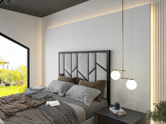 Alicia Luxe Metal Electric TV Bed Frame