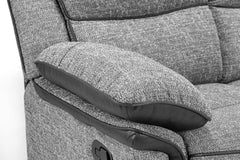 Anzla Recliner 2 Seater Sofa - Grey