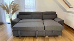Artemis Universal Sofabed With Storage - Grey