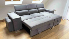 Artemis Universal Sofabed With Storage - Grey