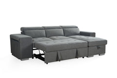 Artemis Universal Fabric Corner Sofabed - Grey