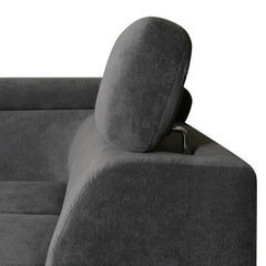 Artic Right Hand Facing Corner Sofa Bed With Storage Box - Grey
