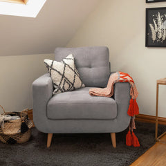 Aurora Sofa Armchair Grey