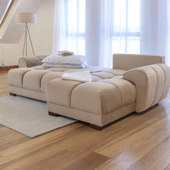 Azzuro Sofa Bed Mocha Universal Corner