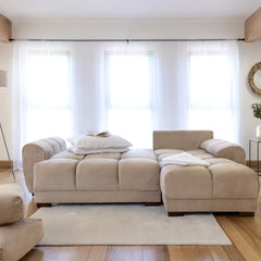 Azzuro Sofa Bed Mocha Universal Corner