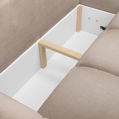 Azzuro Sofa Bed Mocha Universal Corner
