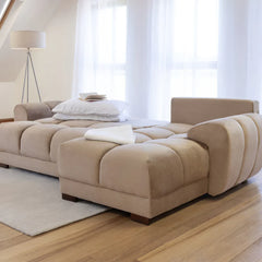 Azzuro Sofa Bed Mocha Universal Corner