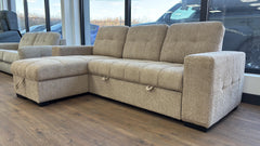 Palermo Universal Corner Sofabed With Storage â€“ Beige