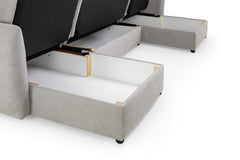 Baity Universal Corner Sofabed - Grey