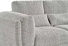 Bari 3+2+1 Sofa Set - Grey