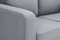 Box Sofa Fabric 3 Seater