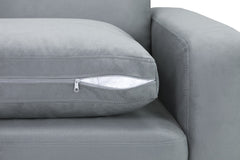 Box Sofa Fabric 3 Seater