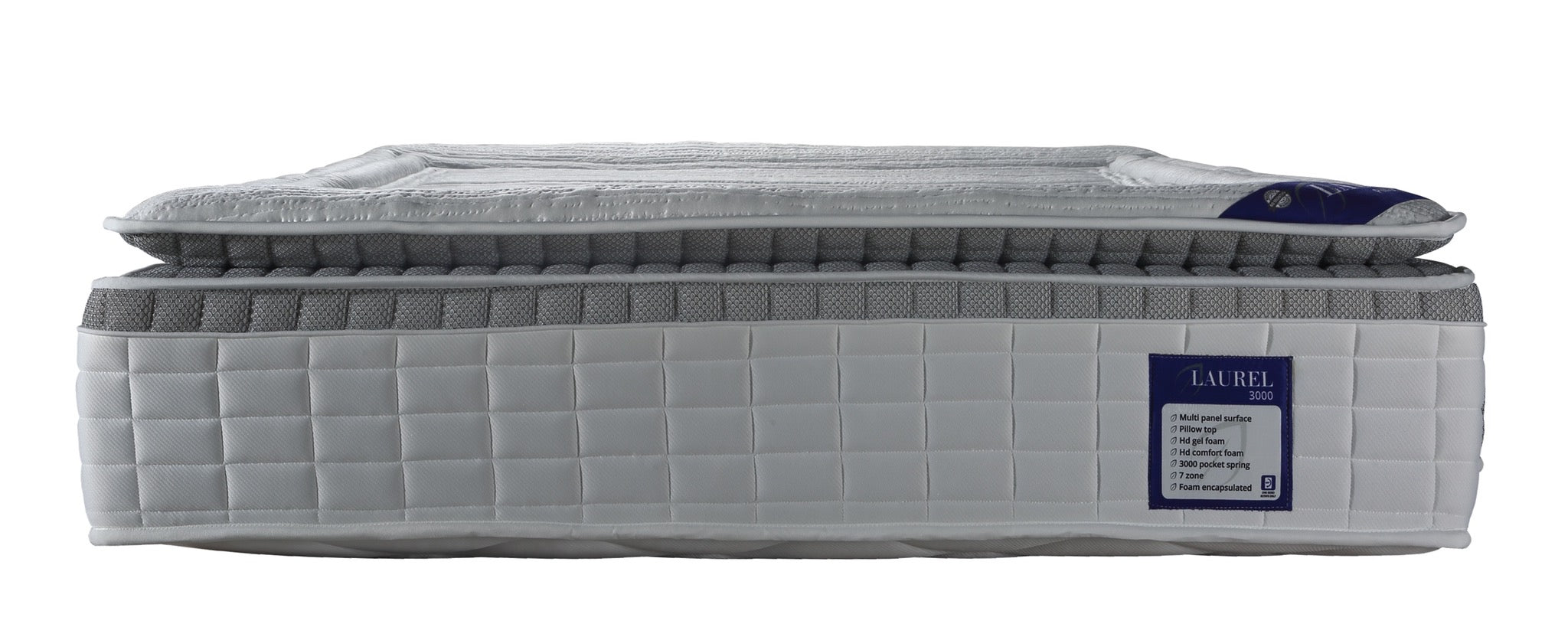 Laurel Pillowtop 3000 Mattress - Medium Firm Soft Top