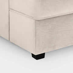 Carnaby Sofa Plush Beige U Shape Corner