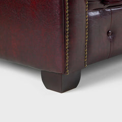 Chesterfield Sofa Oxblood Armchair Red