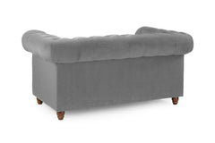 Codd Plush 2 Seater Sofa - Grey