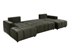 Shanghai Luxury U Shape Sofa Bed - Green