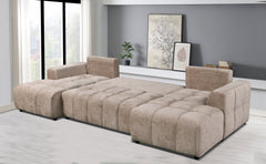 Shanghai Luxury U Shape Sofa Bed - Beige