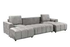 Shanghai Luxury U Shape Sofa Bed - Grey