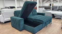 Palermo Universal Corner Sofabed With Storage â€“ Blue