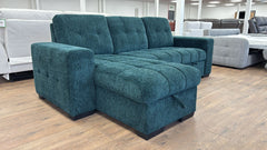 Palermo Universal Corner Sofabed With Storage â€“ Blue