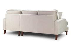 Fabiola Right Hand Facing Corner Sofa - Beige