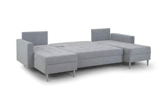Granville U Shape Corner Sofabed - Grey