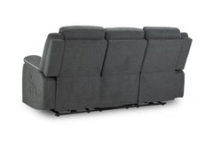 Harald Electric Recliner 2 Seater Sofa - Graphite