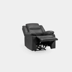 Harald Electric Recliner Sofa Black Armchair