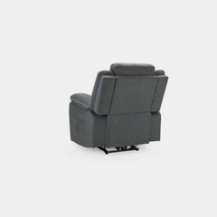 Harald Electric Recliner Sofa Grey Fabric Armchair