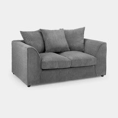 Harley Jumbo Sofa Grey 2 Seater