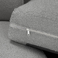 Inga Fullback Sofa Grey U Shape Corner