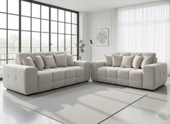 Jacob 3+2 Seater Sofa - Natural
