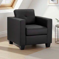 Jerry Sofa Black Armchair