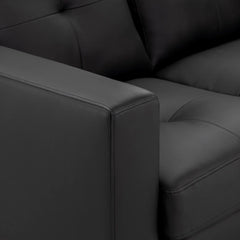 Jerry Sofa Black 2 Seater