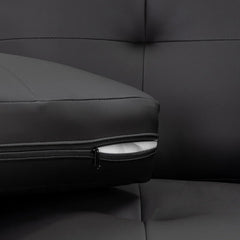 Jerry Sofa Black 3 Seater
