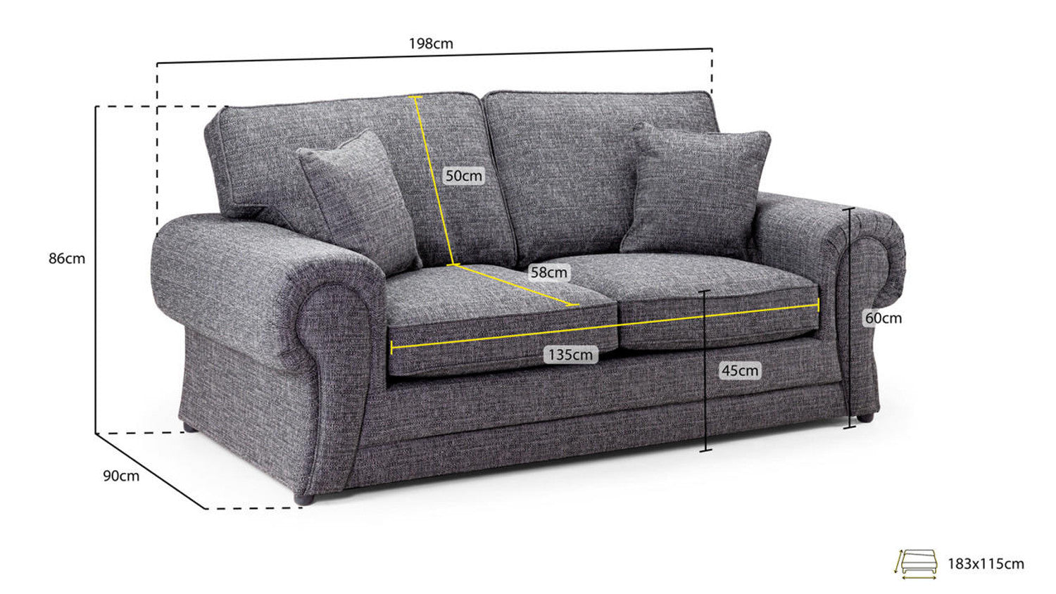 Kachayr Sofabed Set - Grey