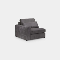 Kiana Modular Sofa Grey Left Hand Arm Piece