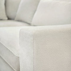 Kiana Modular Sofa Ivory Right Hand Facing Corner