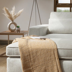 Kiana Modular Sofa Ivory Right Hand Facing Corner
