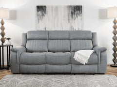 Linden Electric Recliner 3+2+1 Seater Sofa Set - Grey